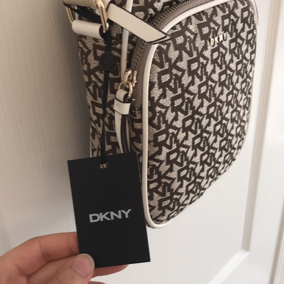 DKNY Signature Canvas Crossbody - Picture 7 of 17